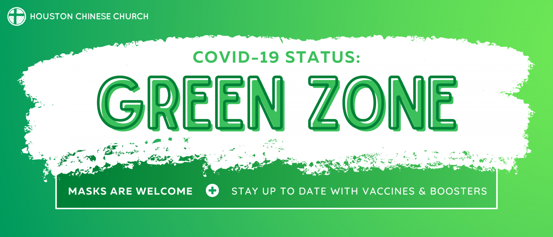 Current HCC COVID-19 Status is green zone.